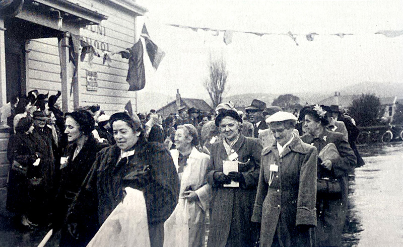 Foundation pupils at the 50th Jubilee. 